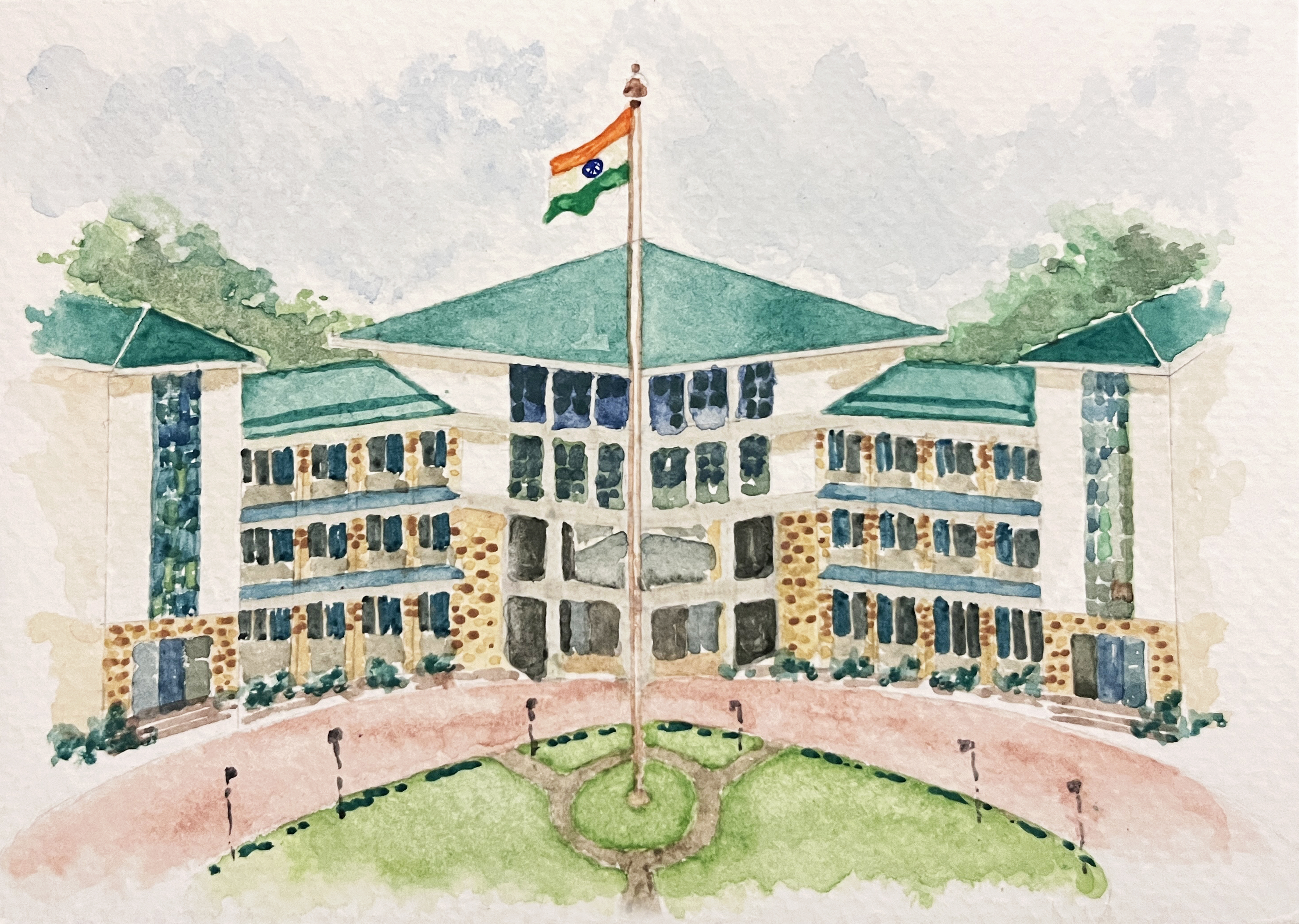 IIM Shillong | Admin Block | Original